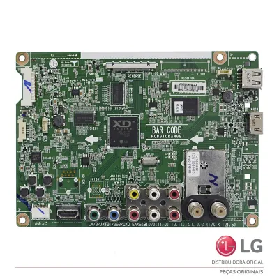 PLACA PRINCIPAL LG 32LN540B 32LN540B-SH EBU62063702 EAX64910704 | ATENÇÃO A POSIÇÃO DO FLAT