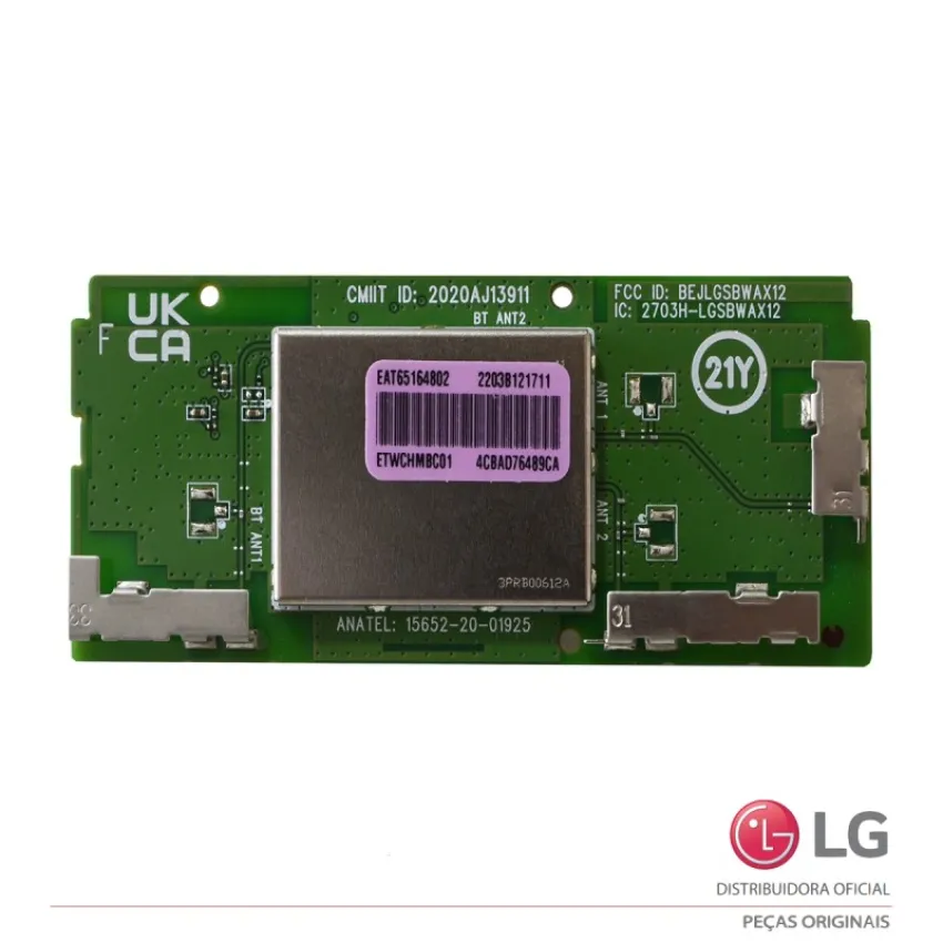 PLACA WI-FI LG 42LX3QPSA 75QNED99SPA 86QNED99SPA OLED55G3PSA OLED55G4PSA OLED65G2PSA OLED65G3PSA EAT65164802 | ORIGINAL