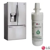 FILTRO DE ÁGUA LG  REFRIGERADOR LT700P LSFD2591ST LSSB2691ST AGF80300702 ADQ36006101 | ORIGINAL
