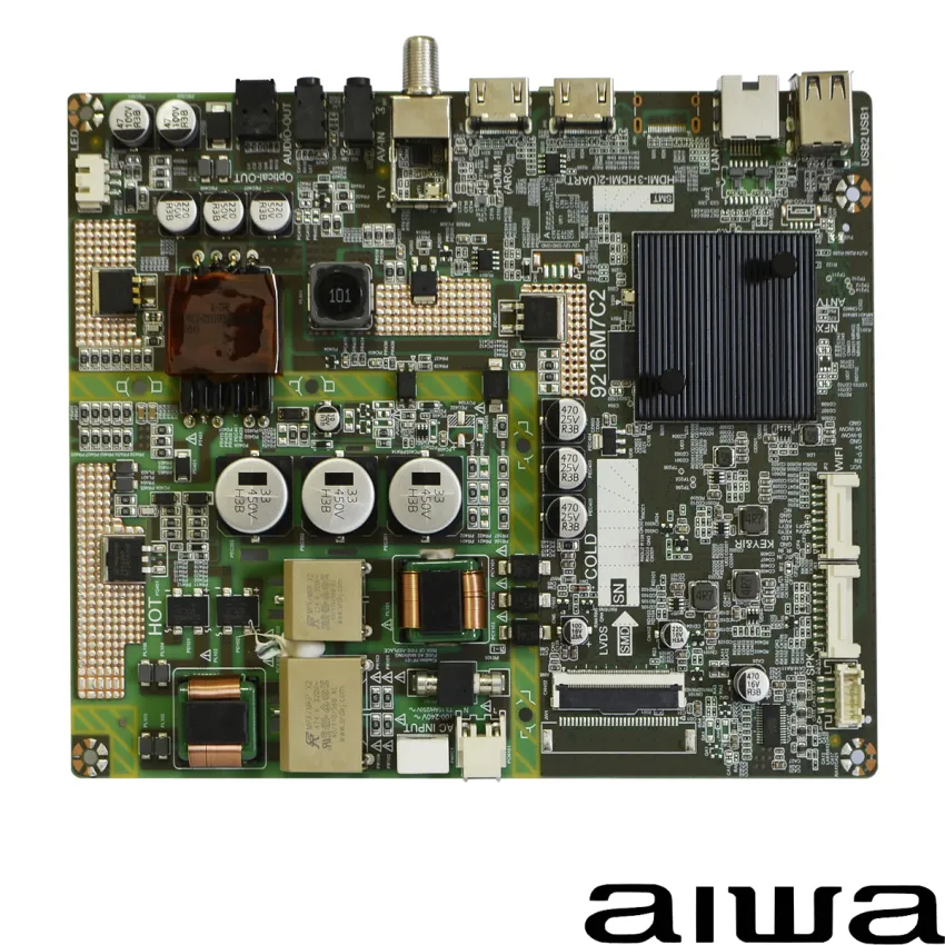 PLACA PRINCIPAL AIWA AWS-TV-43-BL-02-A 9216M7C2 4715-MT9216-A3233X21 | ORIGINAL