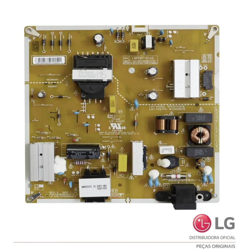 PLACA FONTE LG 55UP7750PSB 55UQ801C0SB 55UQ8050PSB EBR33511301 EAY65895612 EAY65895656 EAX69724701 | NOVA