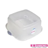 BACIA QUADRADA TRANSPARENTE 10 LITROS SANREMO
