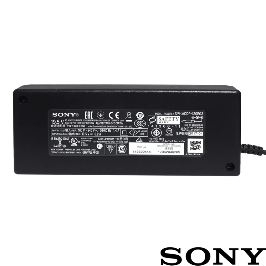 FONTE EXTERNA SONY ACDP-120E03 100-240V 50/60Hz 19.5V 6.2A 149300444 4-564-245-09 | ORIGINAL