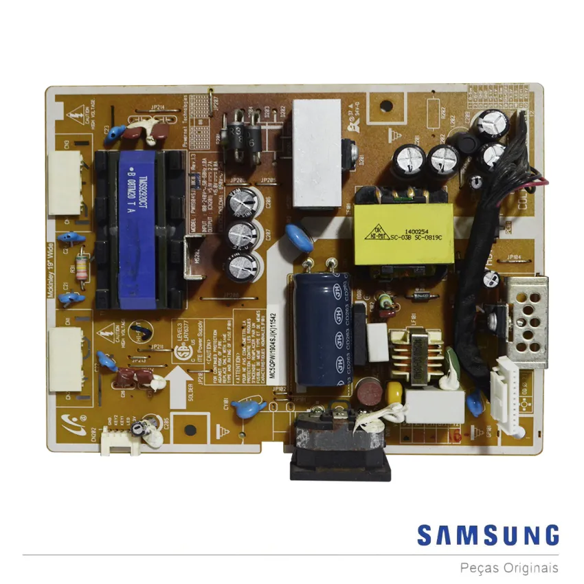 PLACA FONTE MONITOR SAMSUNG T190 LS19TWHSUVLZD BN44-00121P | SEMI NOVA