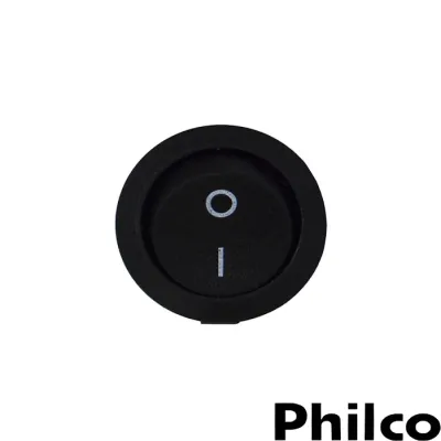 BOTÃO LIGA E DESLIGA ASPIRADOR DE PÓ BRITÂNIA/PHILCO PAS3000 PAS3100 PAS4000V BAS1000V BAS1000P FAS750AZ | 125-250V 12A