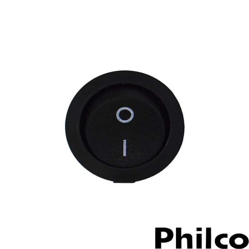 BOTÃO LIGA E DESLIGA ASPIRADOR DE PÓ BRITÂNIA/PHILCO PAS3000 PAS3100 PAS4000V BAS1000V BAS1000P FAS750AZ | 125-250V 12A