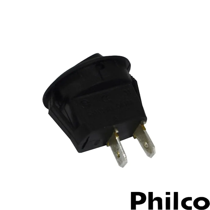 BOTÃO LIGA E DESLIGA ASPIRADOR DE PÓ BRITÂNIA/PHILCO PAS3000 PAS3100 PAS4000V BAS1000V BAS1000P FAS750AZ | 125-250V 12A