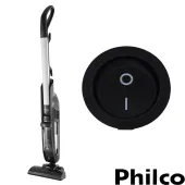 BOTÃO LIGA E DESLIGA ASPIRADOR DE PÓ BRITÂNIA/PHILCO PAS3000 PAS3100 PAS4000V BAS1000V BAS1000P FAS750AZ | 125-250V 12A