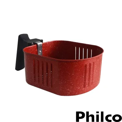 CESTO PARA FRITADEIRA AIR FRYER PHILCO PFR15PI 4,4L | VERMELHO | ORIGINAL