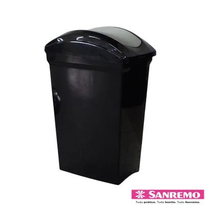 Lixeira Plástica Basculante 15L Sanremo – Prática e Resistente Modelo: (SR62/555)