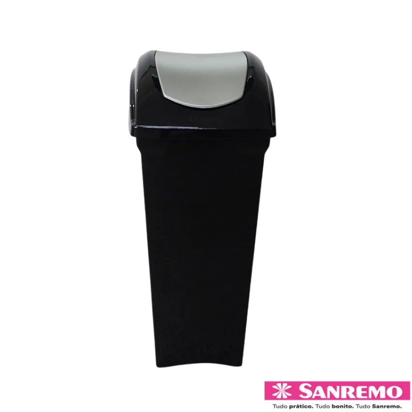 Lixeira Plástica Basculante 15L Sanremo – Prática e Resistente Modelo: (SR62/555)