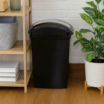 Lixeira Plástica Basculante 15L Sanremo – Prática e Resistente Modelo: (SR62/555)