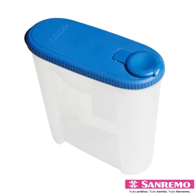 POTE PORTA SABÃO EM PÓ 1KG C/ TAMPA E DOSADOR (267)