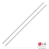 KIT BARRAMENTO LED LG 65NANO80SPA 65NANO80SQA 65NANO85SPA | 2 BARRAS | AGF30101801 | ORIGINAL