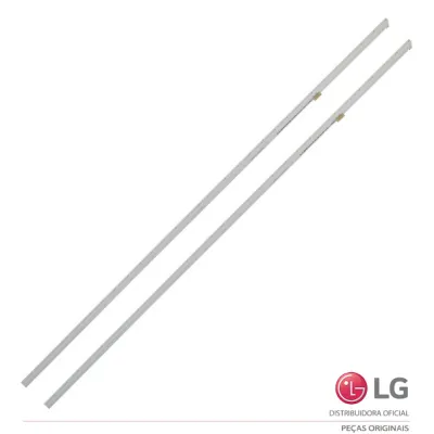 KIT BARRAMENTO LED LG 65NANO80SPA 65NANO80SQA 65NANO85SPA | 2 BARRAS | AGF30101801 | ORIGINAL