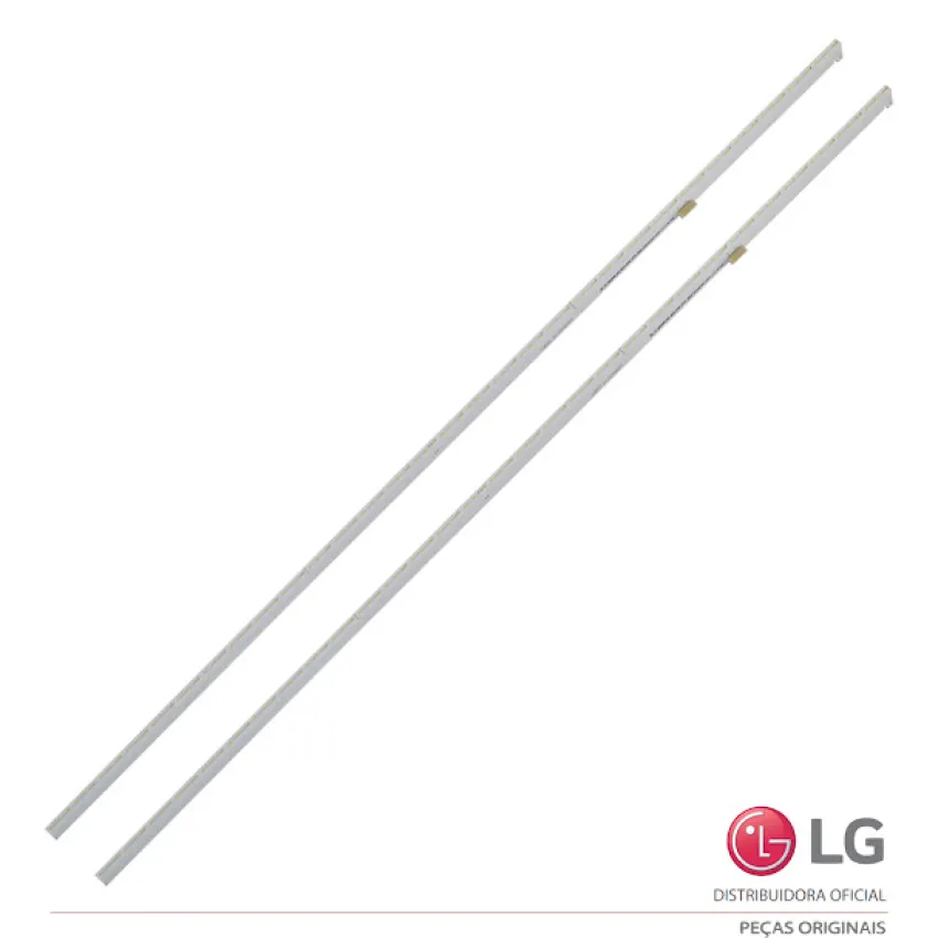 KIT BARRAMENTO LED LG 65NANO80SPA 65NANO80SQA 65NANO85SPA | 2 BARRAS | AGF30101801 | ORIGINAL