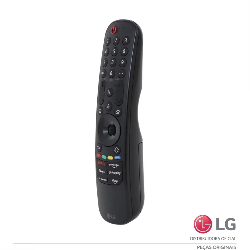 CONTROLE REMOTO LG AN-MR24 AN-MR24GA ATALHOS: NETFLIX | PRIME VIDEO | DISNEY+ | GLOBOPLAY | LG CHANNELS | ALEXA |