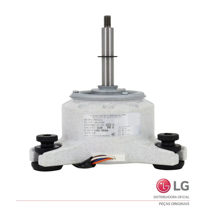 MOTOR VENTILADOR EVAPORADORA LG AR CONDICIONADO AMNW18GTPA2 AMNW24GTBA0 AMNW24GTPA1 AMNW24GTPA2 ARNU24GTBB4 4681A20168G