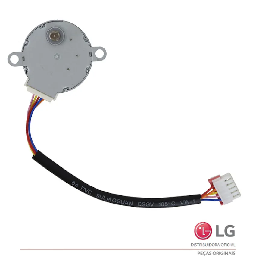MOTOR STEP SWING DA ALETA EVAPORADORA LG AR CONDICIONADO AMNW18GTTC0 ATNW18GTLP0 35BYJ46-479 12V | 4681AP2968Q