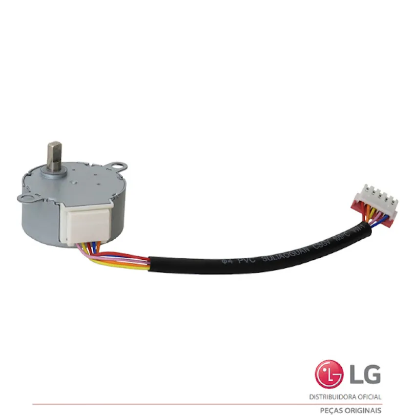 MOTOR STEP SWING DA ALETA EVAPORADORA LG AR CONDICIONADO AMNW18GTTC0 ATNW18GTLP0 35BYJ46-479 12V | 4681AP2968Q