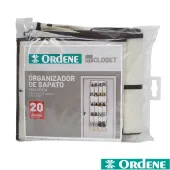 Organizador de Sapatos para Porta 20 Divisórias Ordene - OR61300 - Cor: Bege