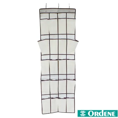 Organizador de Sapatos para Porta 20 Divisórias Ordene - OR61300 - Cor: Bege