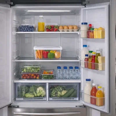 Organizador de Alimentos Ordene – Caixa Média 6,9L para Geladeira - Cor: Transparente - OR48011N