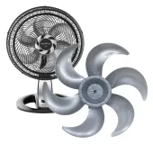 HÉLICE PARA VENTILADOR BRITÂNIA 6 PÁS 40CM MODELOS: BVT410P | VENTUS TURBO 400 | BVT47 | BVT400 | BVT440 | COR: CINZA