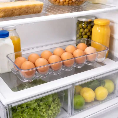 Bandeja para 14 Ovos Ordene em Acrílico Transparente – Organização Refrigerador - OR48131N