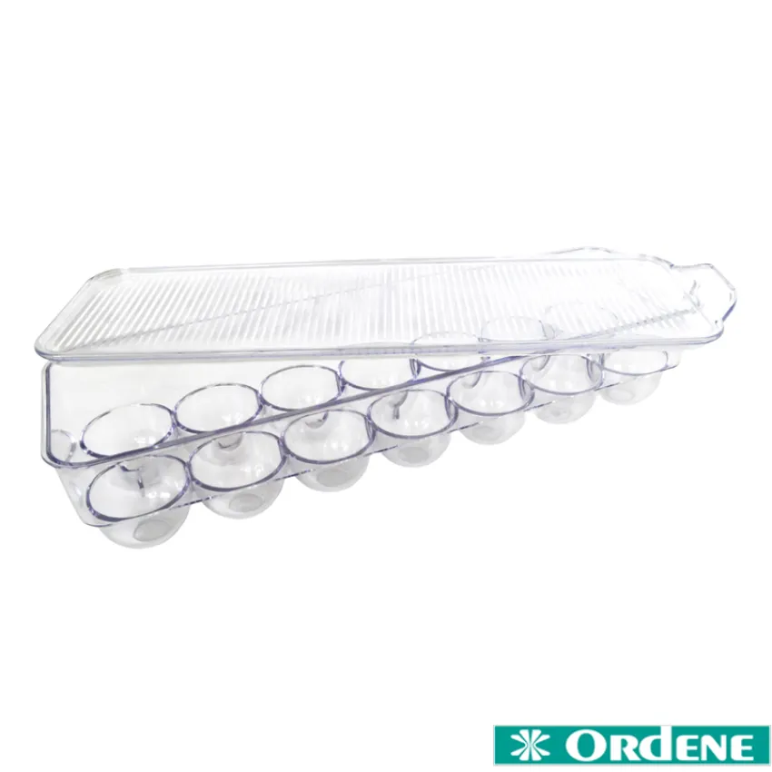Bandeja para 14 Ovos Ordene em Acrílico Transparente – Organização Refrigerador - OR48131N