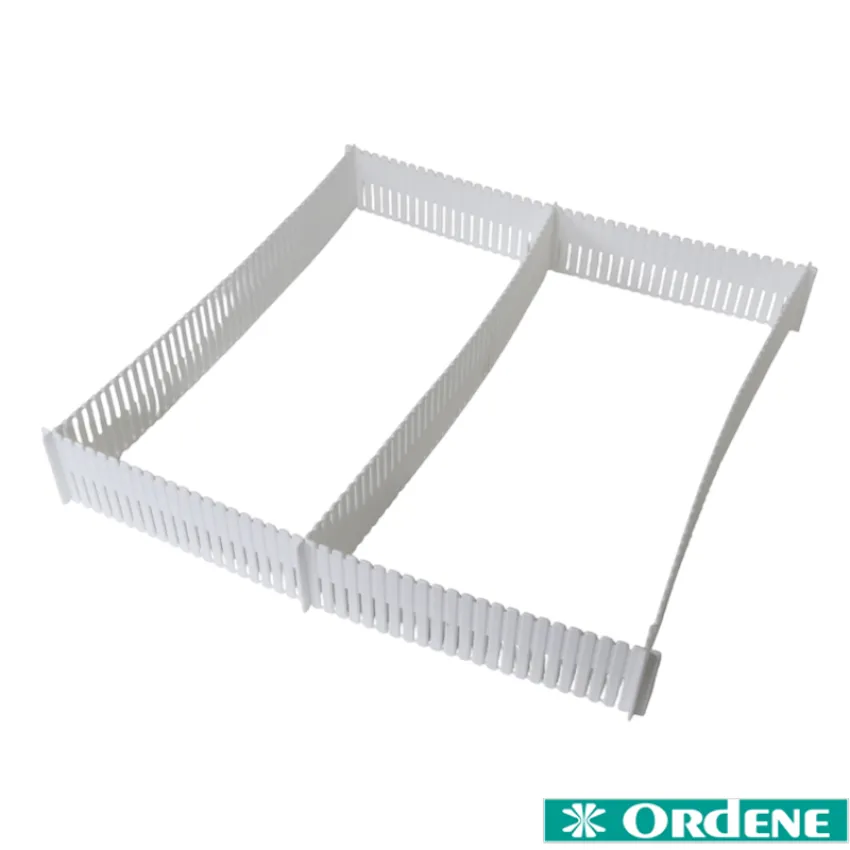Organizador de Gavetas Ordene com 5 Divisórias - Plástico - Cor: Branco - OR60900