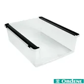 Organizador Plástico Empilhável Multiuso 25,6x35,7 cm – Cristal Transparente – Ordene OR60800