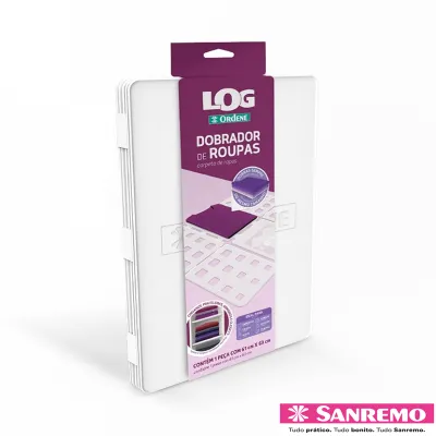 Dobrador de Camisetas Ordene Fácil – Camisa, Roupas e Toalhas – Rápido – Cor Branco OR65000