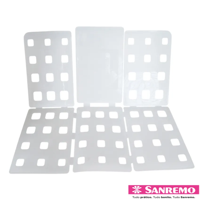 Dobrador de Camisetas Ordene Fácil – Camisa, Roupas e Toalhas – Rápido – Cor Branco OR65000