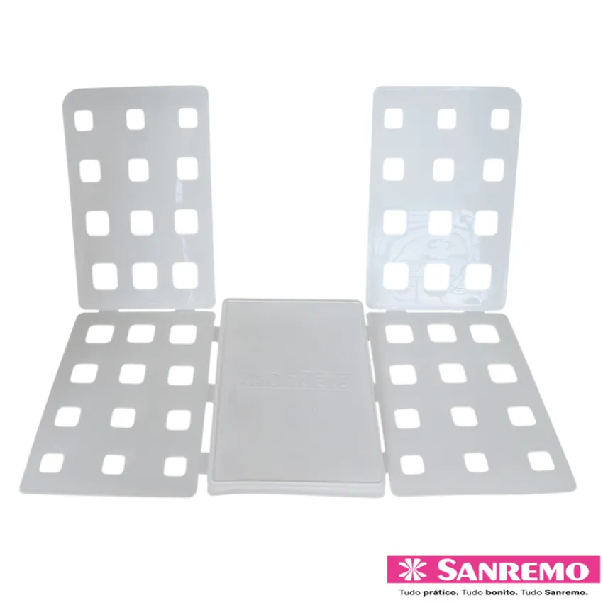 Dobrador de Camisetas Ordene Fácil – Camisa, Roupas e Toalhas – Rápido – Cor Branco OR65000
