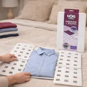 Dobrador de Camisetas Ordene Fácil – Camisa, Roupas e Toalhas – Rápido – Cor Branco OR65000