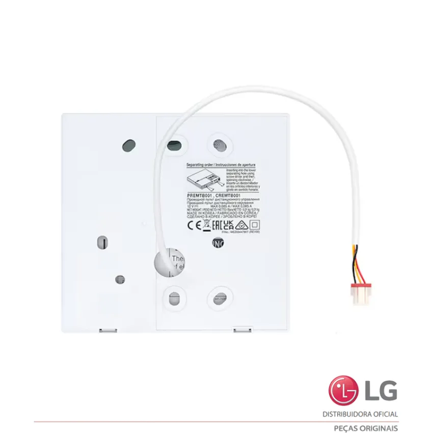 CONTROLE REMOTO DE PAREDE LG AR CONDICIONADO CREMTB001 PREMTB001 LMNC182BHA0 LMNC242BHA0 LMNC302BGA0 | AKB73355722