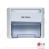 FABRICADOR DE GELO (ICE MAKER) LG REFRIGERADOR GC-V257SQV2 GC-V257SQVW | AEQ73570401