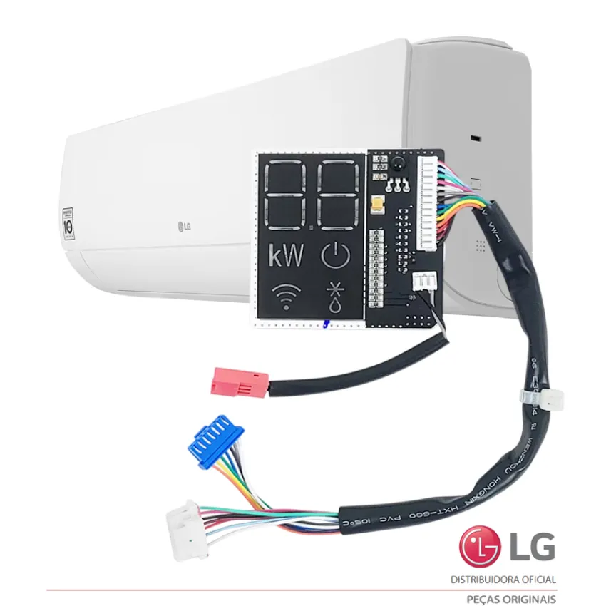PLACA DISPLAY EVAPORADORA AR CONDICIONADO LG S3NW09AA31C S3NW12JA31A EBR85993116 EBR85972108 EAX66216702 | ORIGINAL