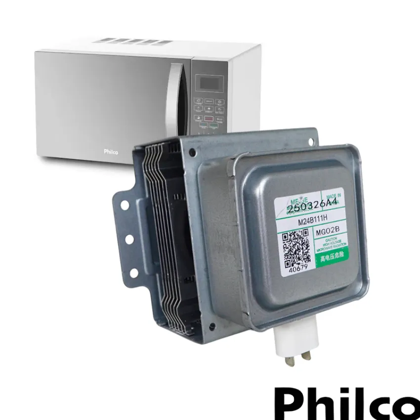 MAGNETRON PHILCO PARA MICROONDAS M24B111H MG02C PMB34EB PMO34BB PMO34EB PMO42EB PMO37ES PMO37EB PMO35BB PMO37IG PMO28B