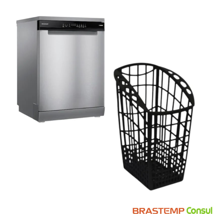 CESTO DE TALHERES PARA LAVA LOUÇAS BRASTEMP BLF08AEBNA BLF08BBBNA BLF08BSANA BLF08AEANA BLF08BBANA	| W11544171