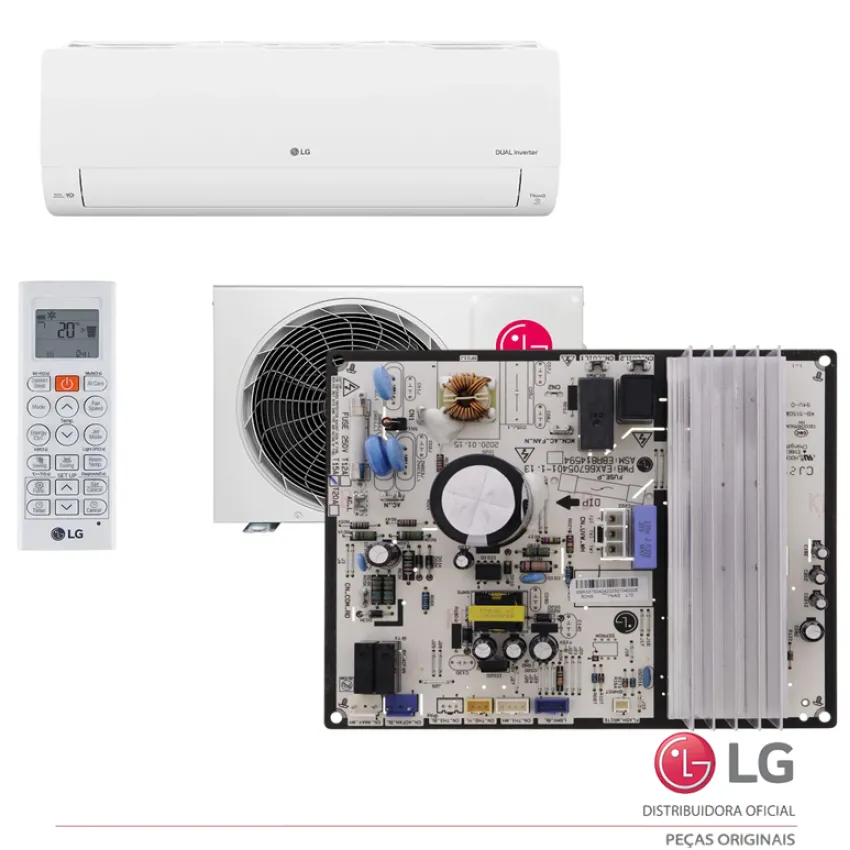 PLACA PRINCIPAL LG AR CONDICIONADO S3UW12JA31A S3UW12JA33B S3UW12JAR7A EBR33750404 EAX66705401 | ORIGINAL