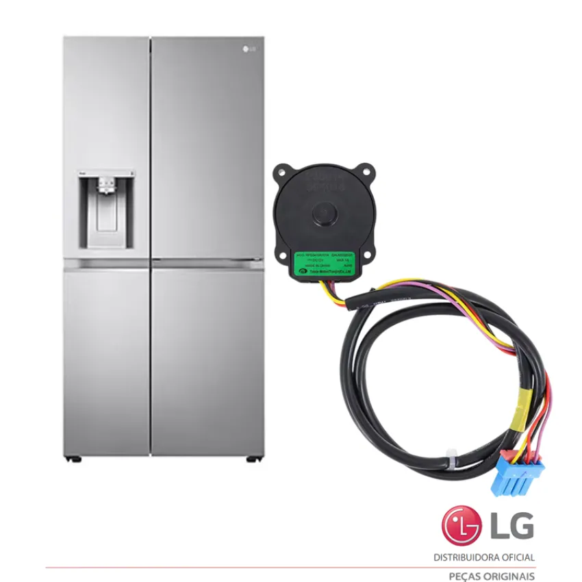 MOTOR REFRIGERADOR GELADEIRA LG 12V GC-J257CSF1 GC-L267KLQX GC-V24FFLHB GC-X257CSH1 EAU65058501 | ORIGINAL