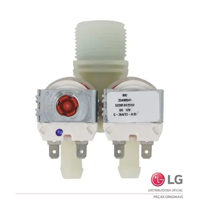 VÁLVULA DE 2 VIAS LG LAVADORA 12V FV3011WG4 FV3012WC5 FV5011WG4 5220FR1251H | ORIGINAL