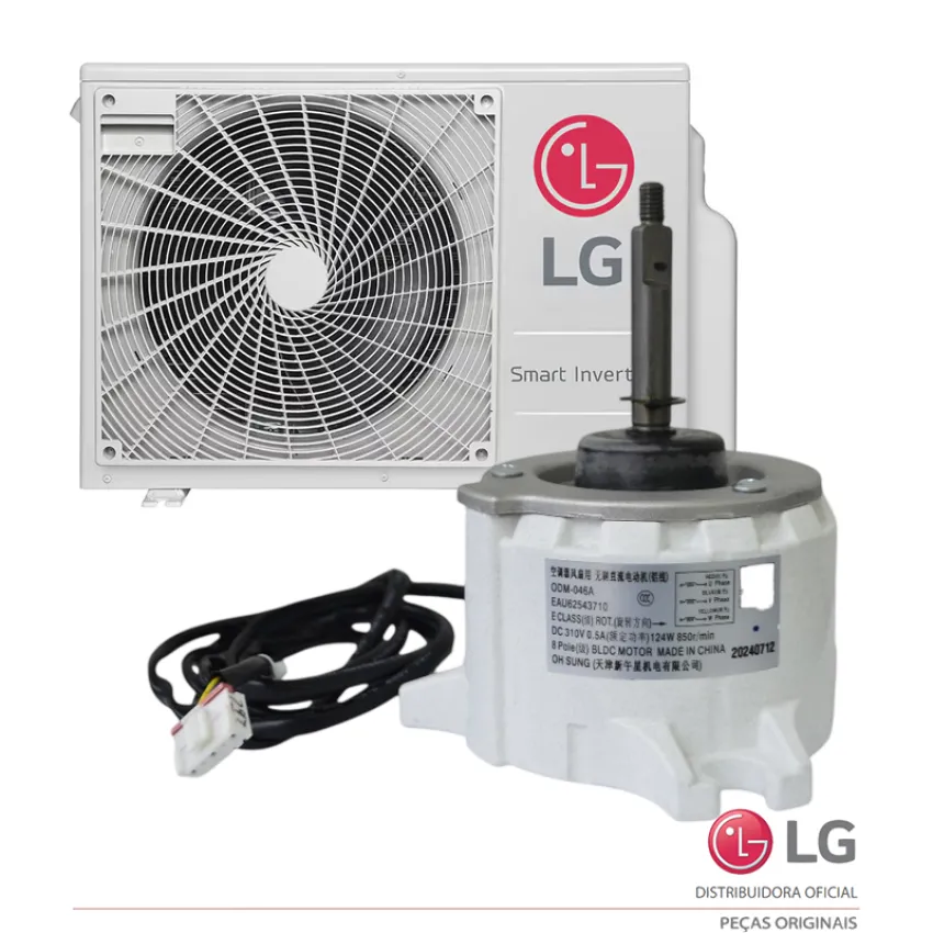 MOTOR AR CONDICIONADO LG ATUW36 AVUW36 ATUW48 EAU62543710  EAU62543703 EAU62543705 EAU62543712 | ORIGINAL