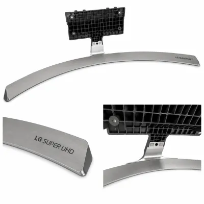 BASE COM SUPORTE LG 55UJ7500 AAN75791905 AAN75791901 ABA75977705 ABA75977701 | COR: CINZA | ATENÇÃO: LEVES RISCOS