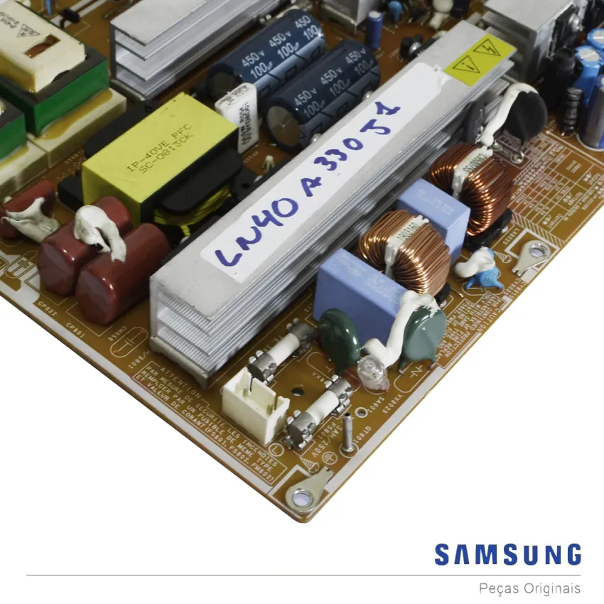 PLACA FONTE SAMSUNG LN40A330 LN40A450 LN40A550 LN40A610 LN40A650 BN44-00199A - SEMI NOVA