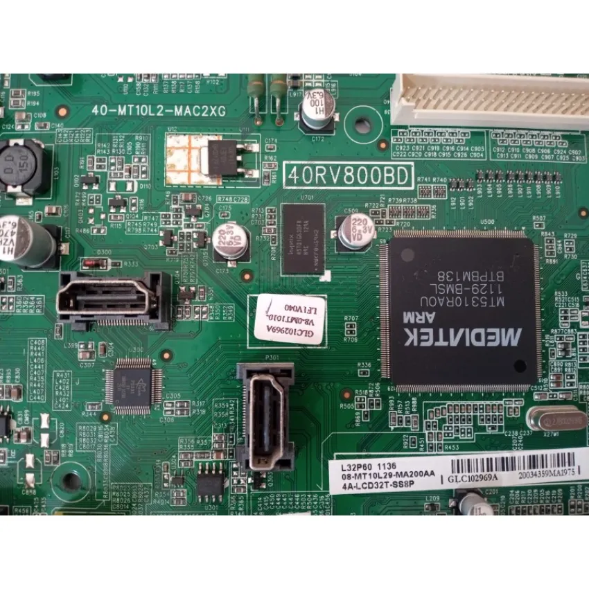 PLACA PRINCIPAL PHILCO PH32M PH32M4 40-MT10L2-MAC2XG 40RV800BD (SEMI NOVA)