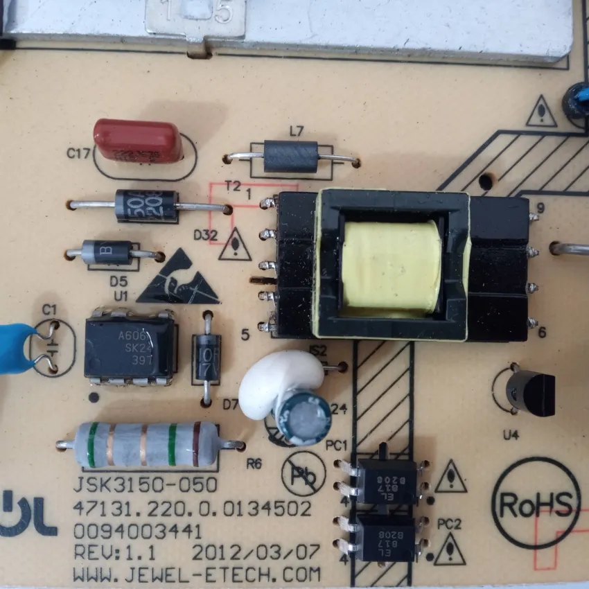 PLACA FONTE HBUSTER HBTV-42L03FD JSK3150-050 PS149W160X241B 0094003441