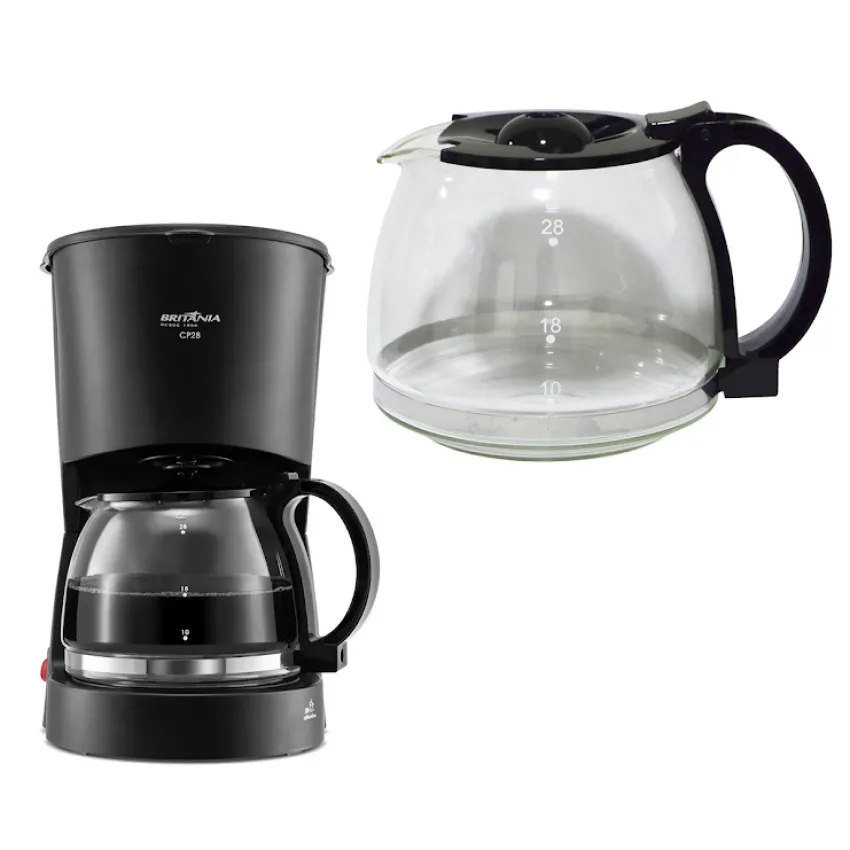 JARRA DE VIDRO PARA CAFETEIRA BRITÂNIA CP28 | ORIGINAL